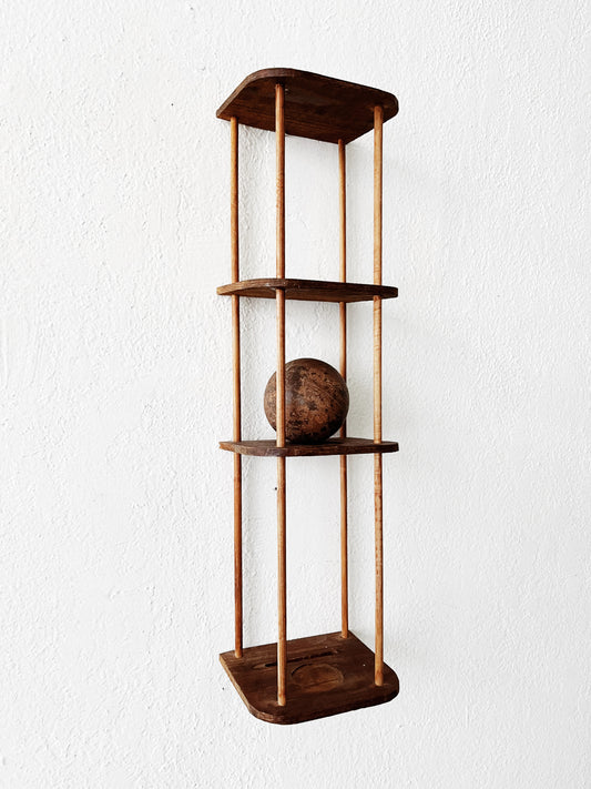 Antique Dowel Shelf