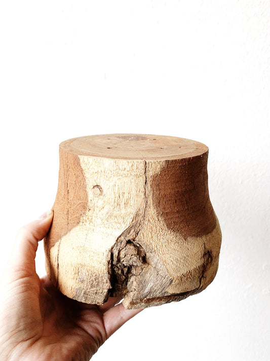 Natural Solid Wood Plant Stand