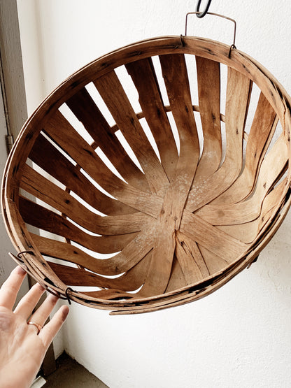 Large 1940’s Orchard/ Bushel Basket