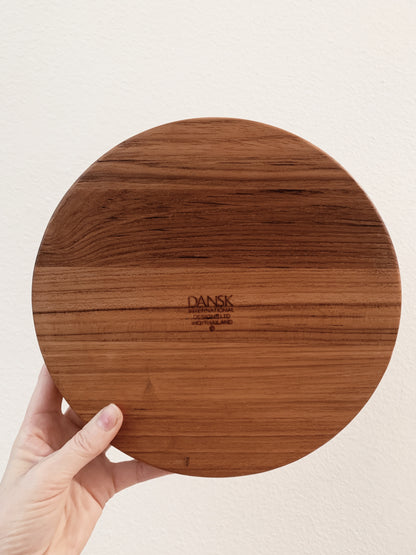 Vintage Dansk Divided Teak Tray