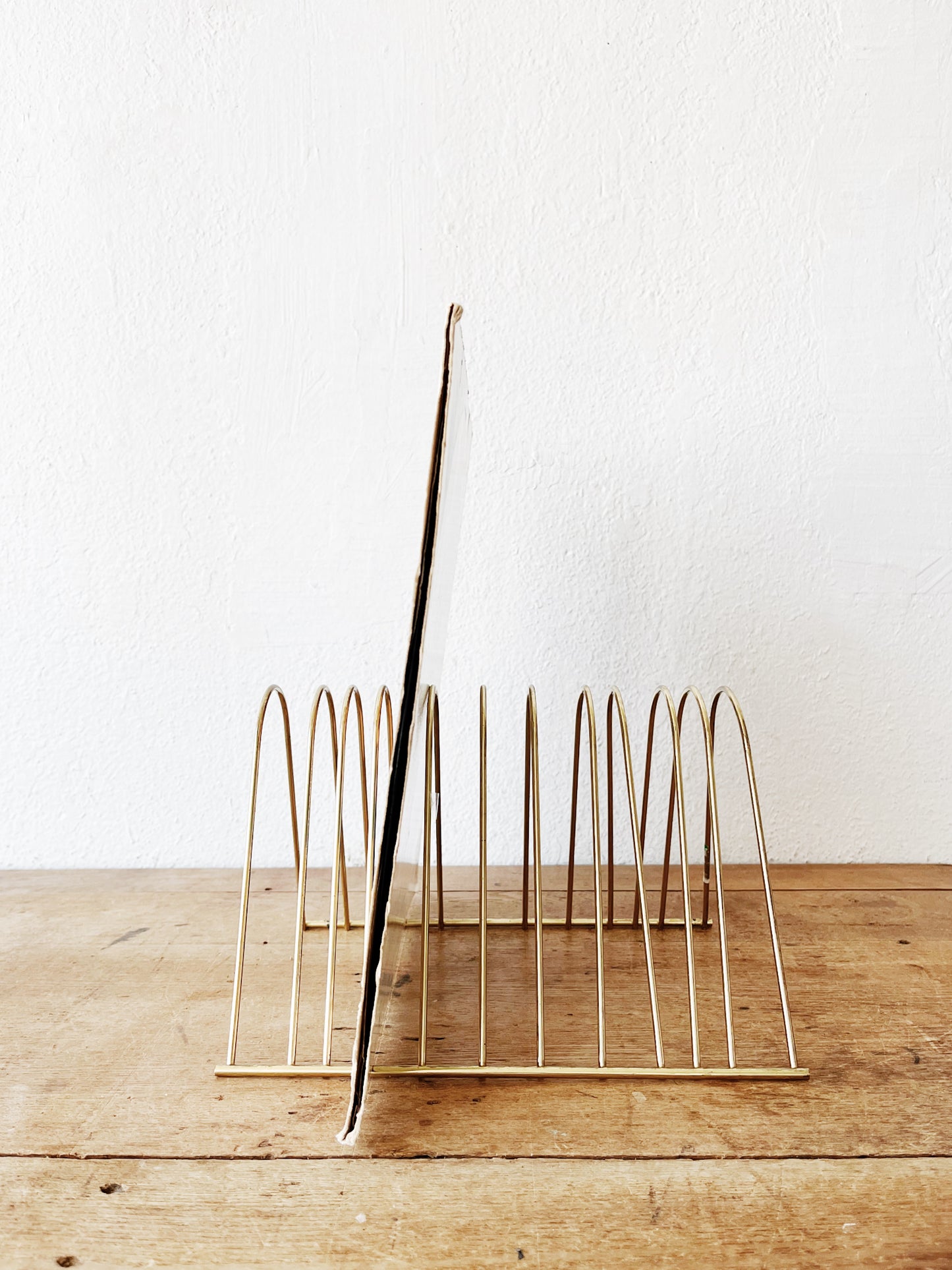 Mid Century Brass Rack