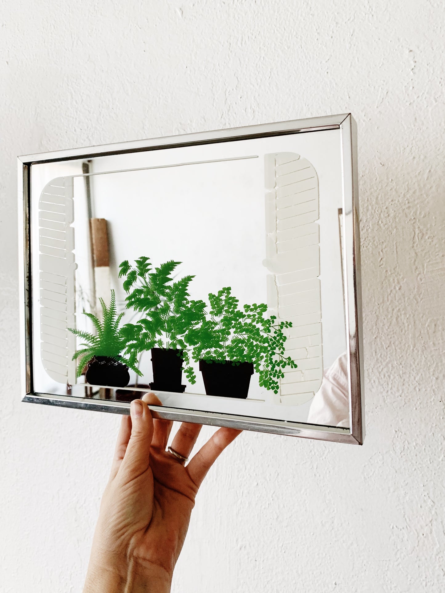 Vintage Etched Mirror