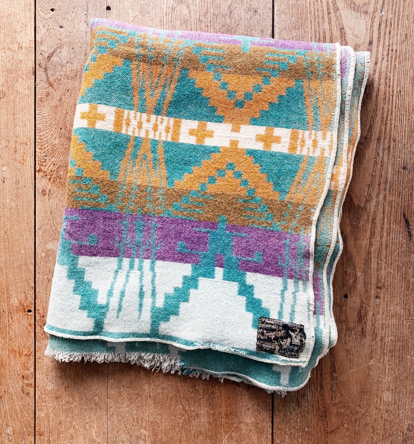 RARE 1920’s Jacob Oregon City Wool Camp/Trade blanket