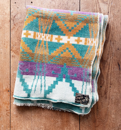 RARE 1920’s Jacob Oregon City Wool Camp/Trade blanket