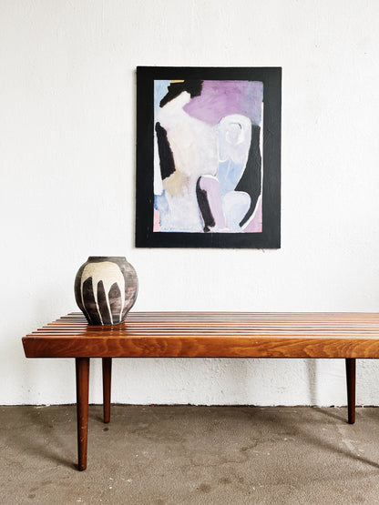 Vintage Hard Edge Figural Painting