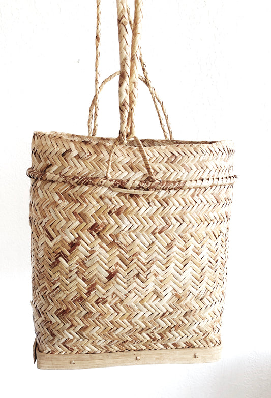 Vintage Basket Backpack