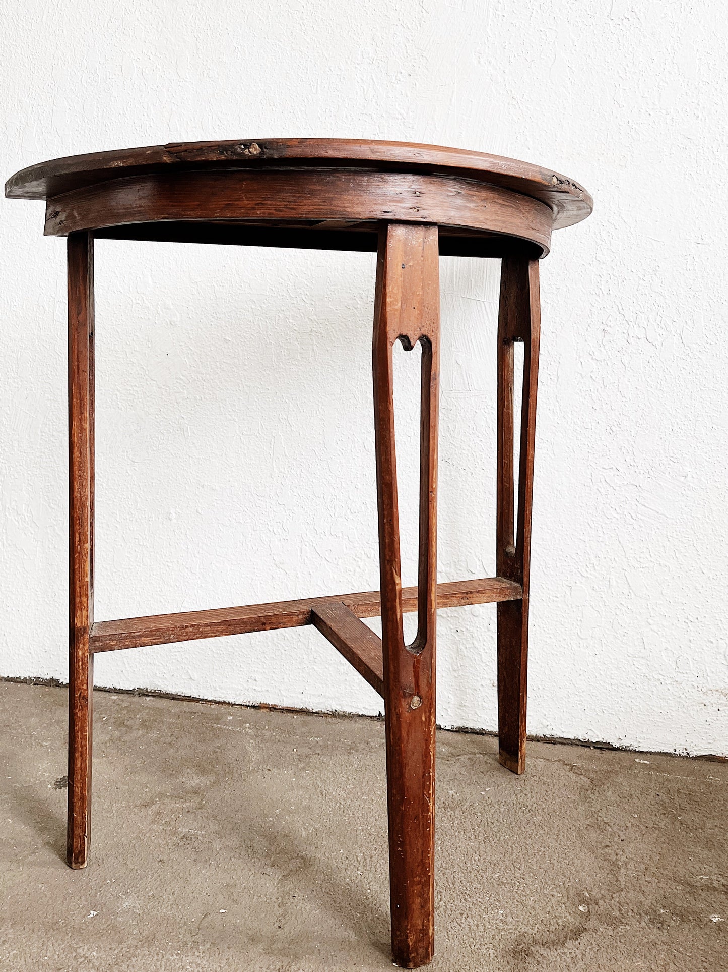 Antique Demilune Table