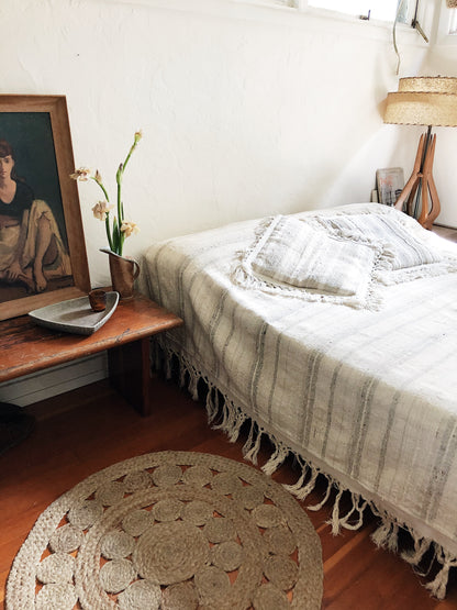Indian Cotton Spread and Pillows Set