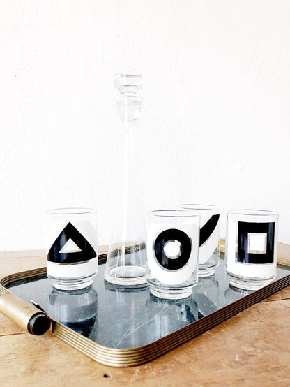 Vintage 1970s Glass Set
