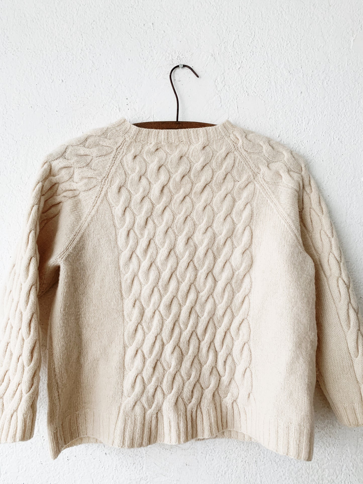Vintage Wool Handknit Cardigan