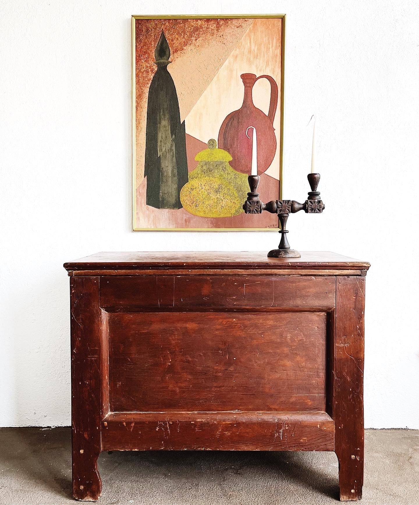 Primitive Wood Chest