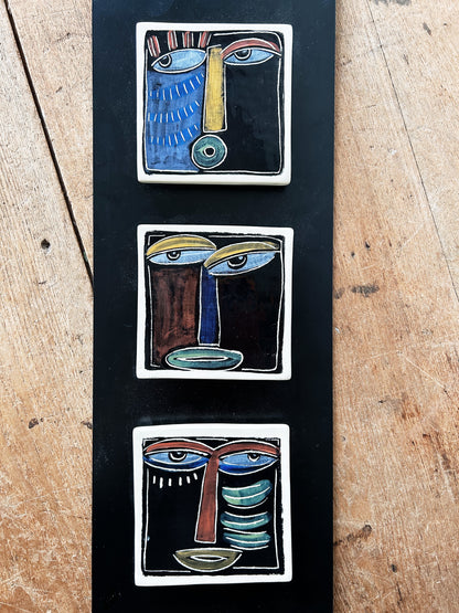 Contemporary Hand Painted Tile Art