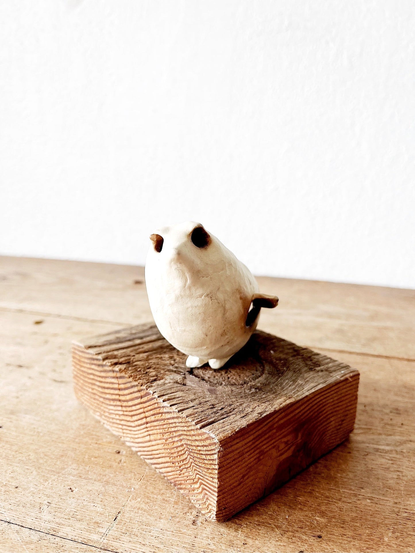 Hand Formed Ceramic Owl