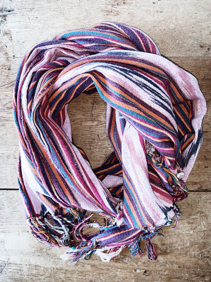 Vintage Cotton Ikat Textile