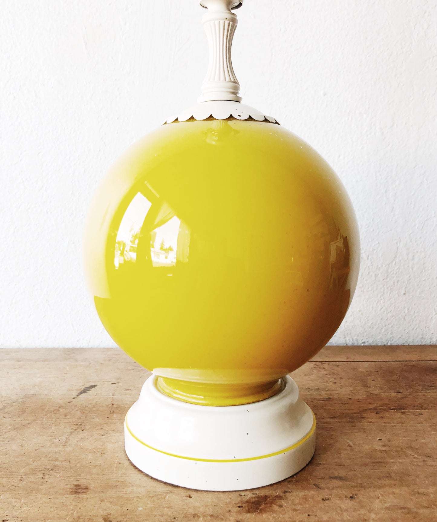 Vintage Cased Glass Lamp