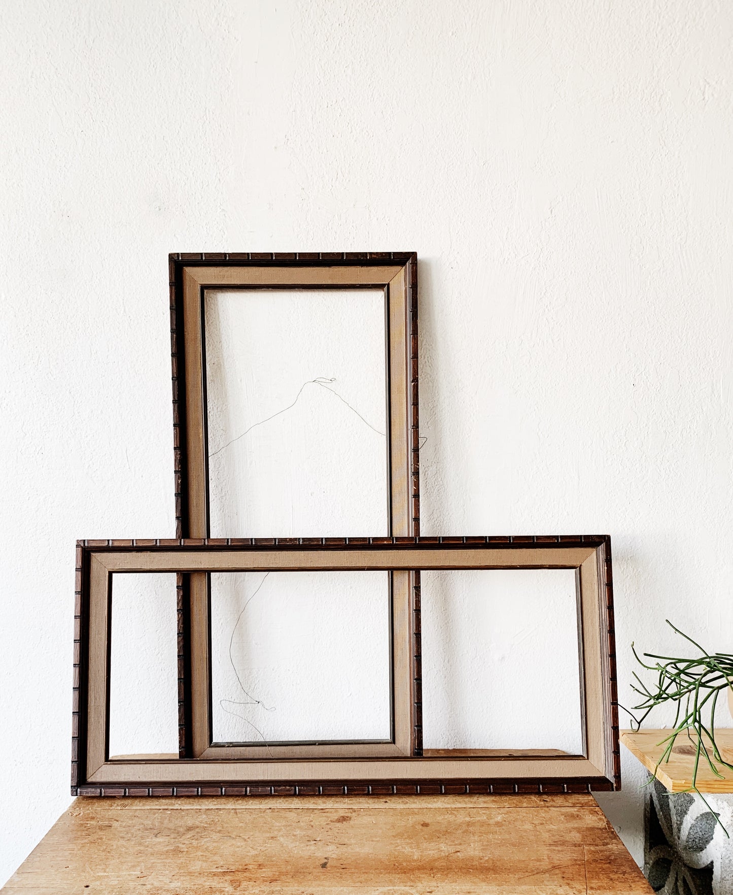 Vintage Carved Wood Frame