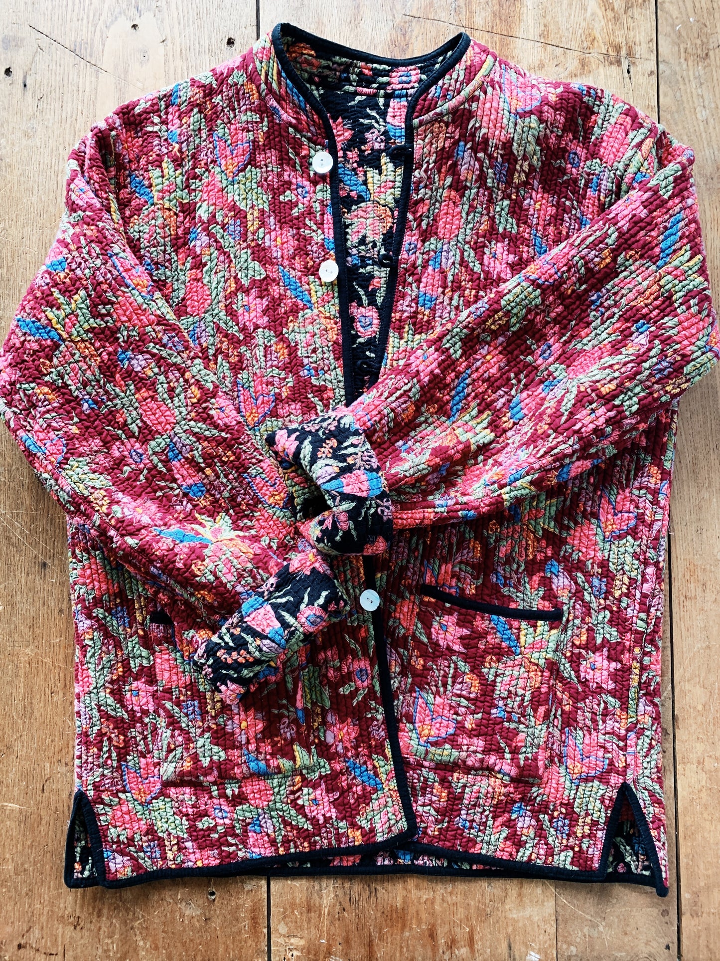 Vintage Reversible Lightweight Quilted Jacket