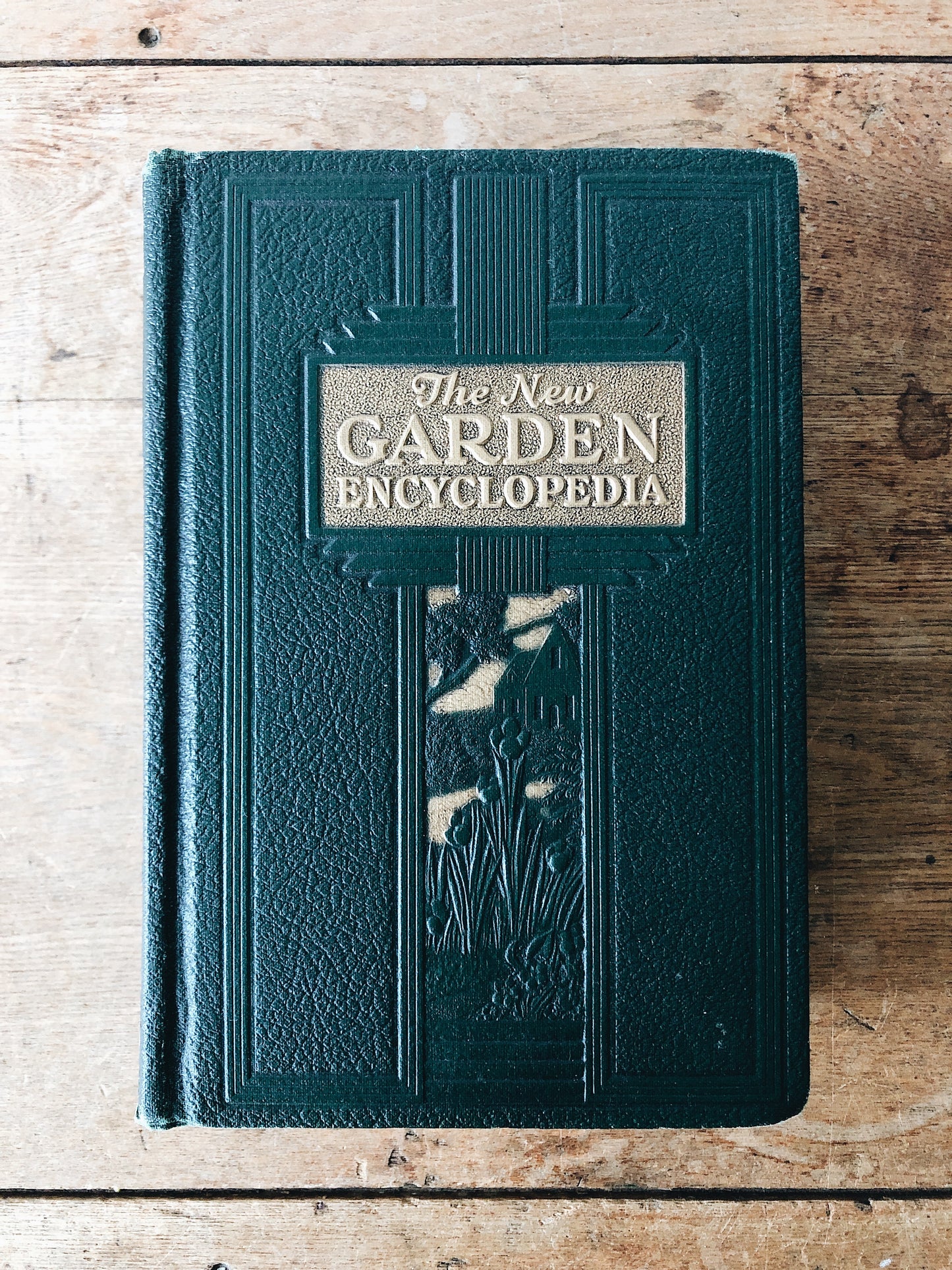 Vintage 1930s Leatherbound Gardening Encyclopedia