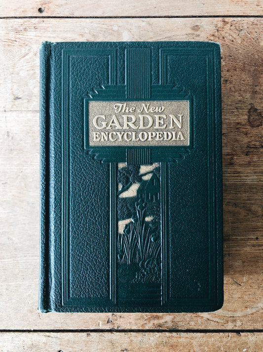 Vintage 1930s Leatherbound Gardening Encyclopedia