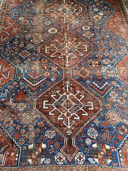 Persian Hand Knotted Wool Rug 7.5x10.5 ft