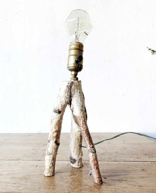 Handmade Birch Lamp