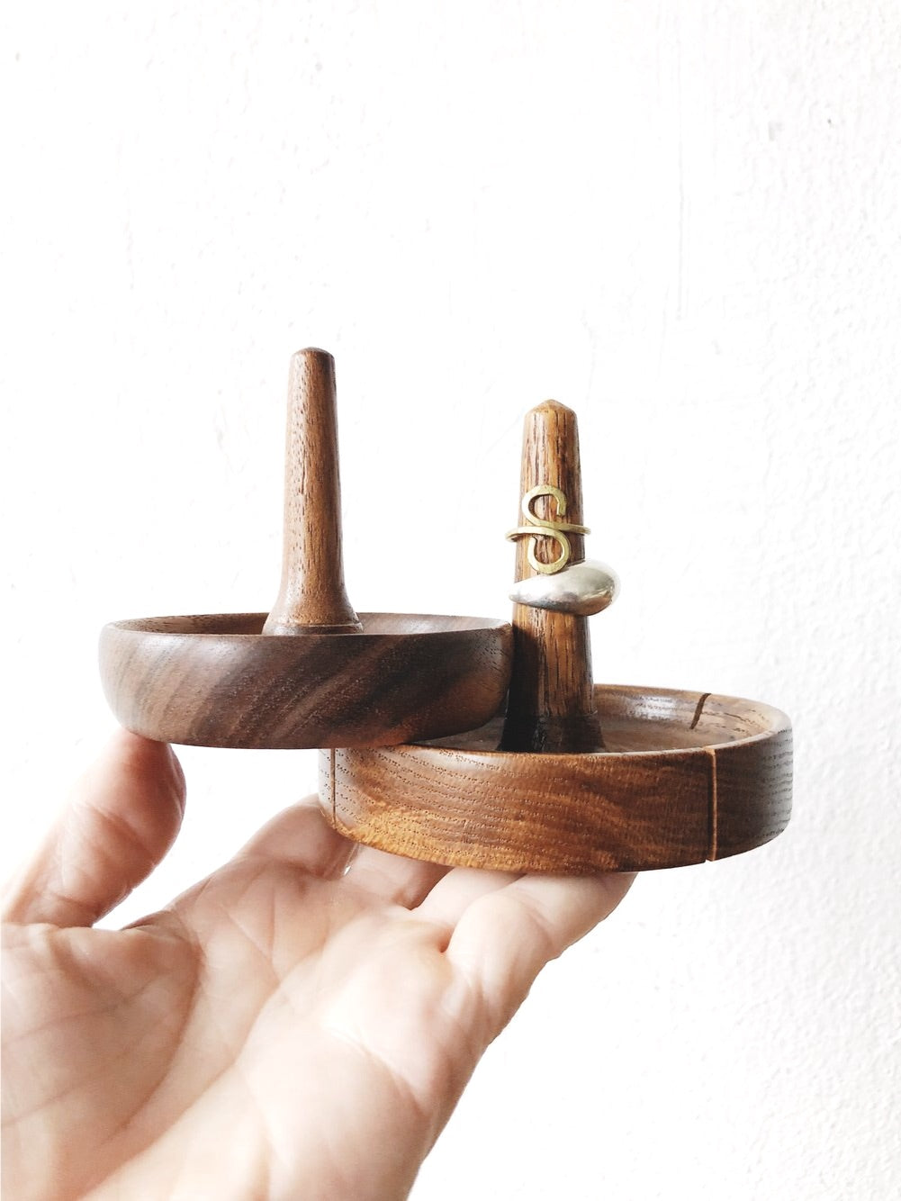 Vintage Hand Turned Ring Dish