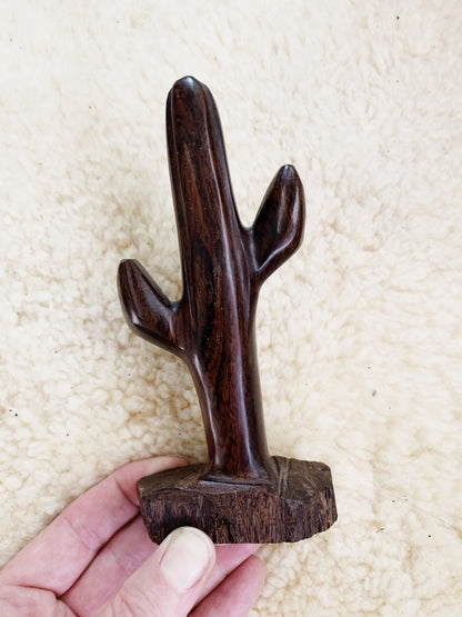 Carved Ironwood Cactus
