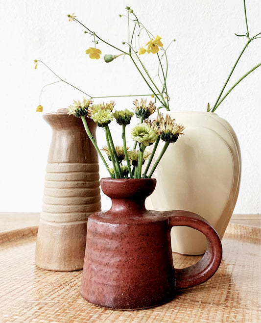 Vintage Ceramic Vase or Candle Holder