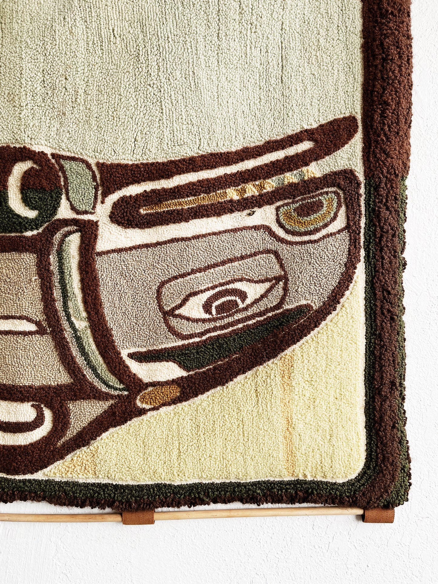 Handmade Northwest Coast Inspired Hooked Rug