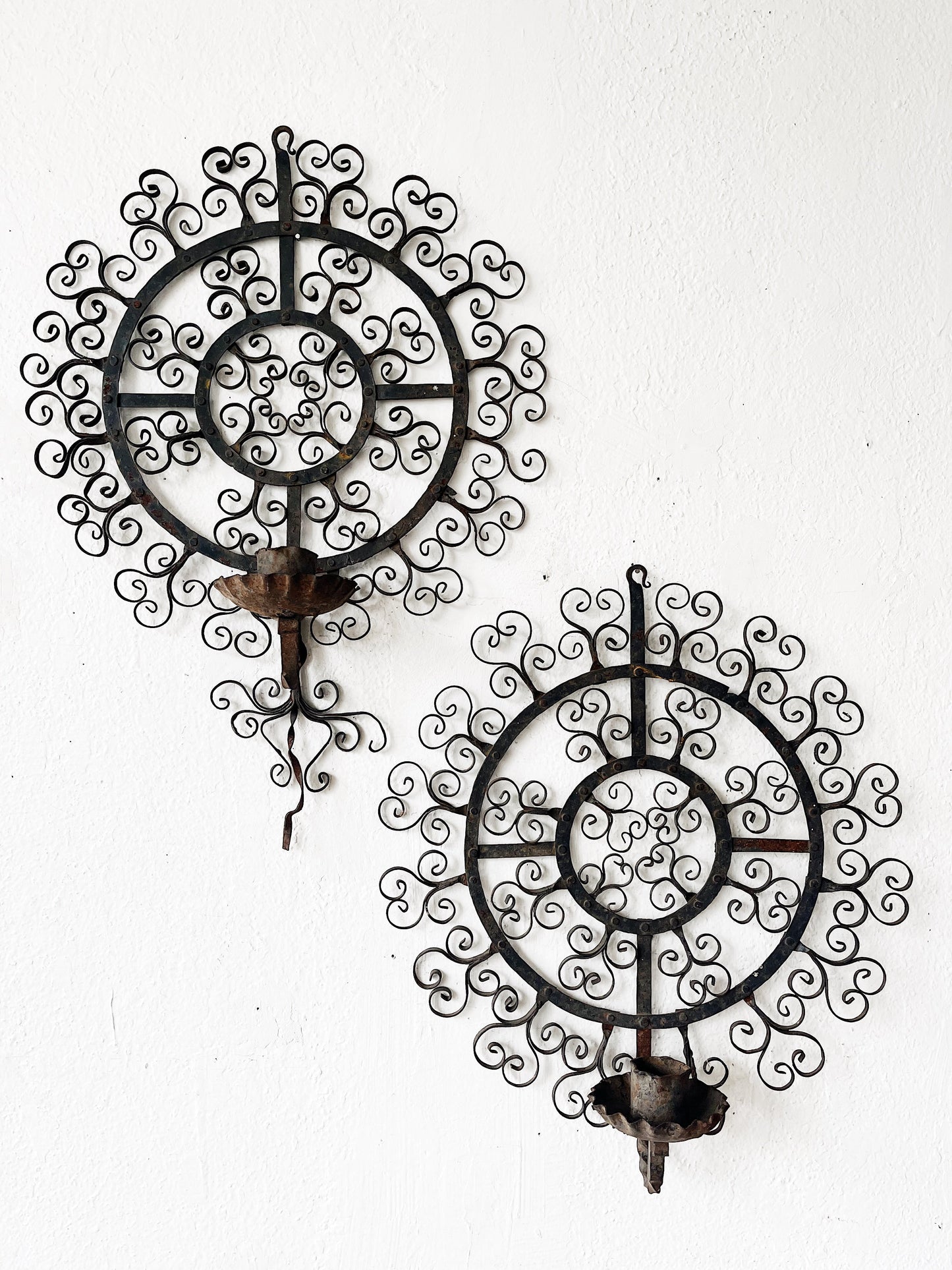 Vintage Mandala Candle Sconce