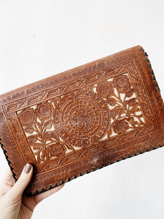 1960’s Tooled Leather Clutch