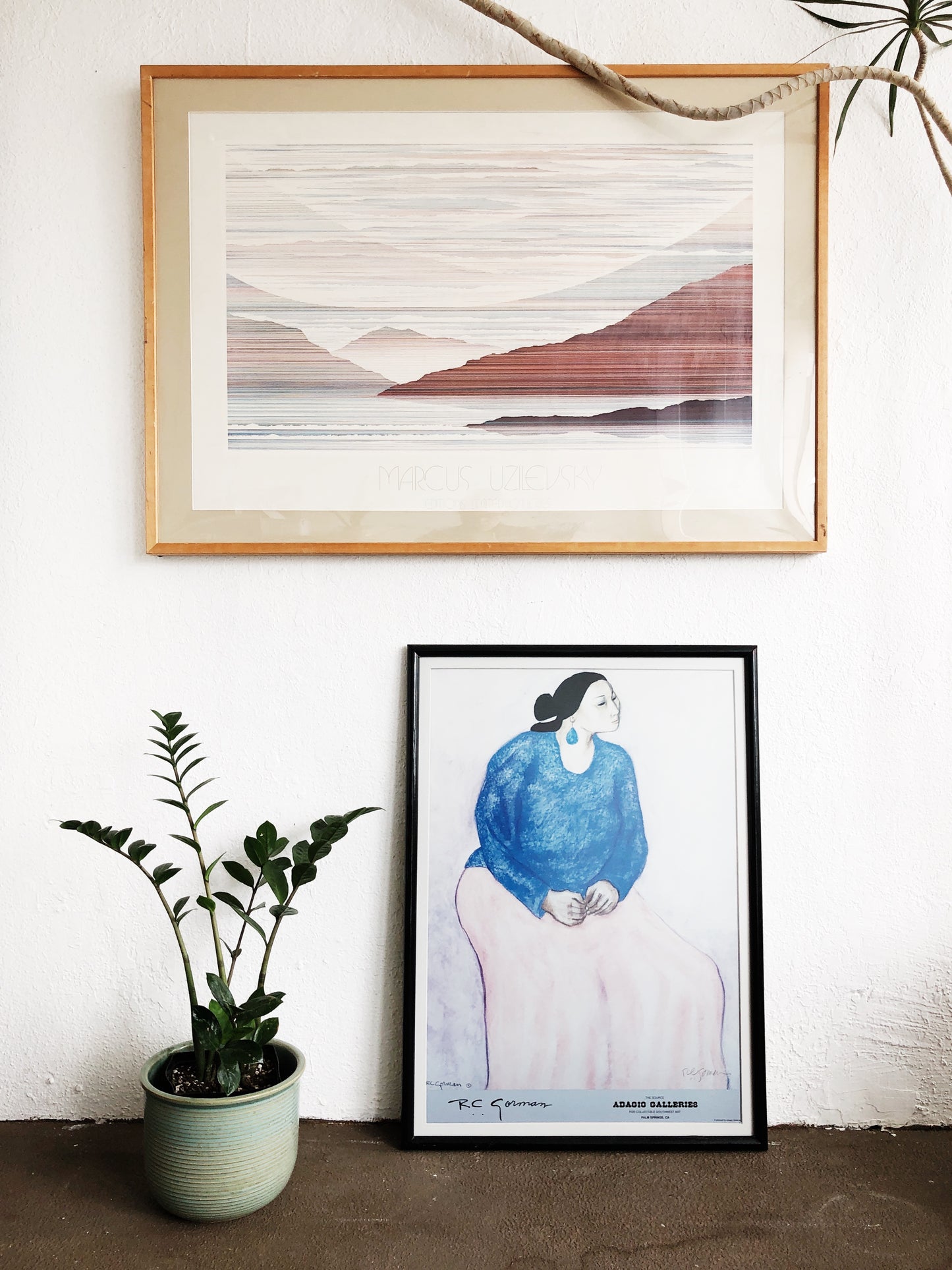 Vintage Signed RC Gorman Litho