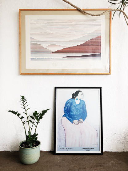 Vintage Signed RC Gorman Litho