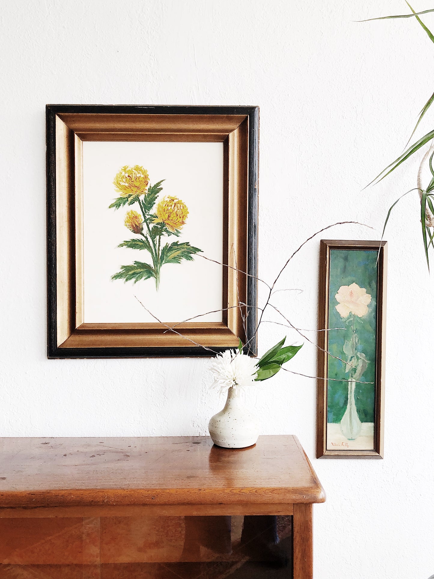 Vintage Floral Still Life Painting