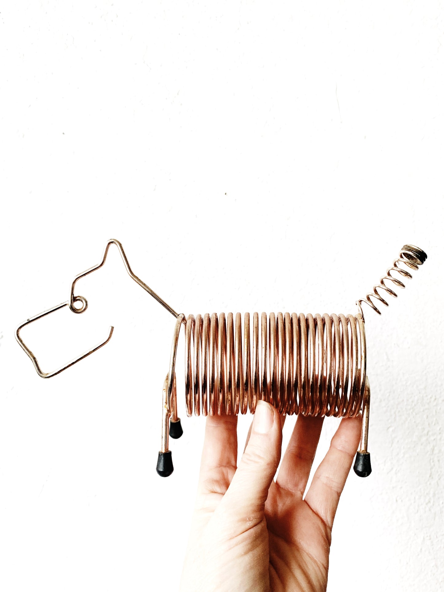 Mid Century Metal Coil Holder