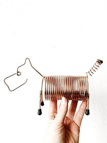 Mid Century Metal Coil Holder
