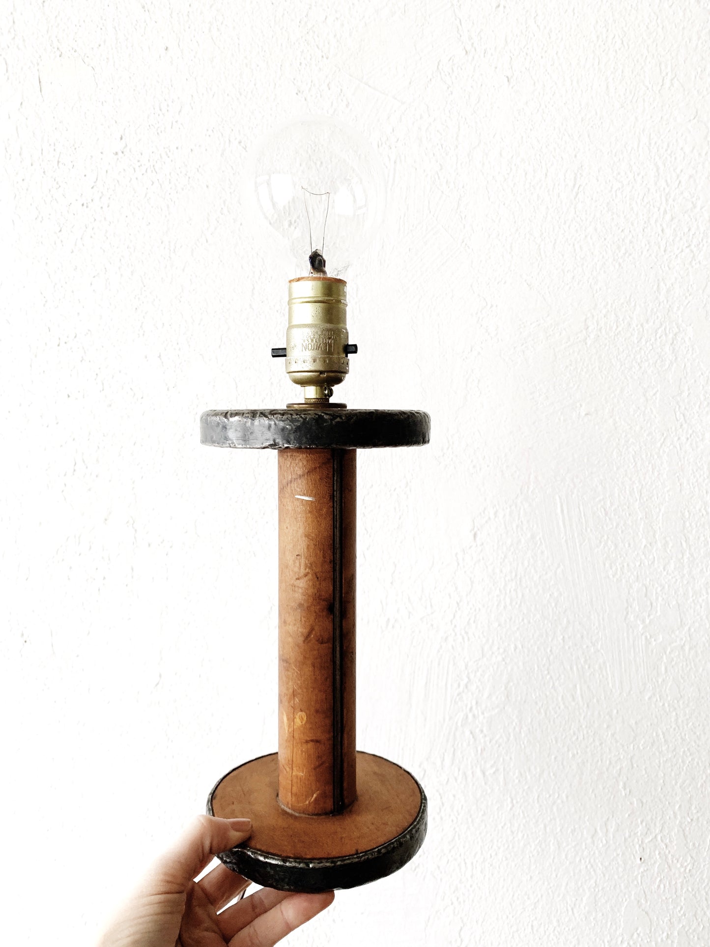 Vintage Spool Lamp