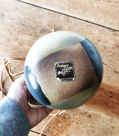 Vintage Pottery Craft Hanging Planter