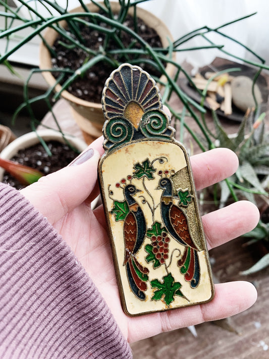 Antique Cloisonné Clip Greece