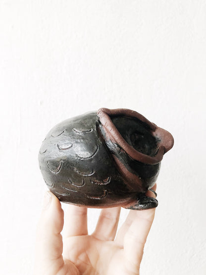Vintage Handmade Ceramic Owl