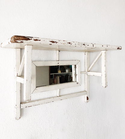 Mirrored Folk Shelf