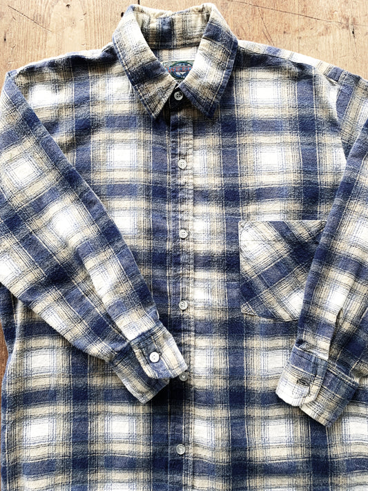 Vintage Soft Cotton Flannel Shirt