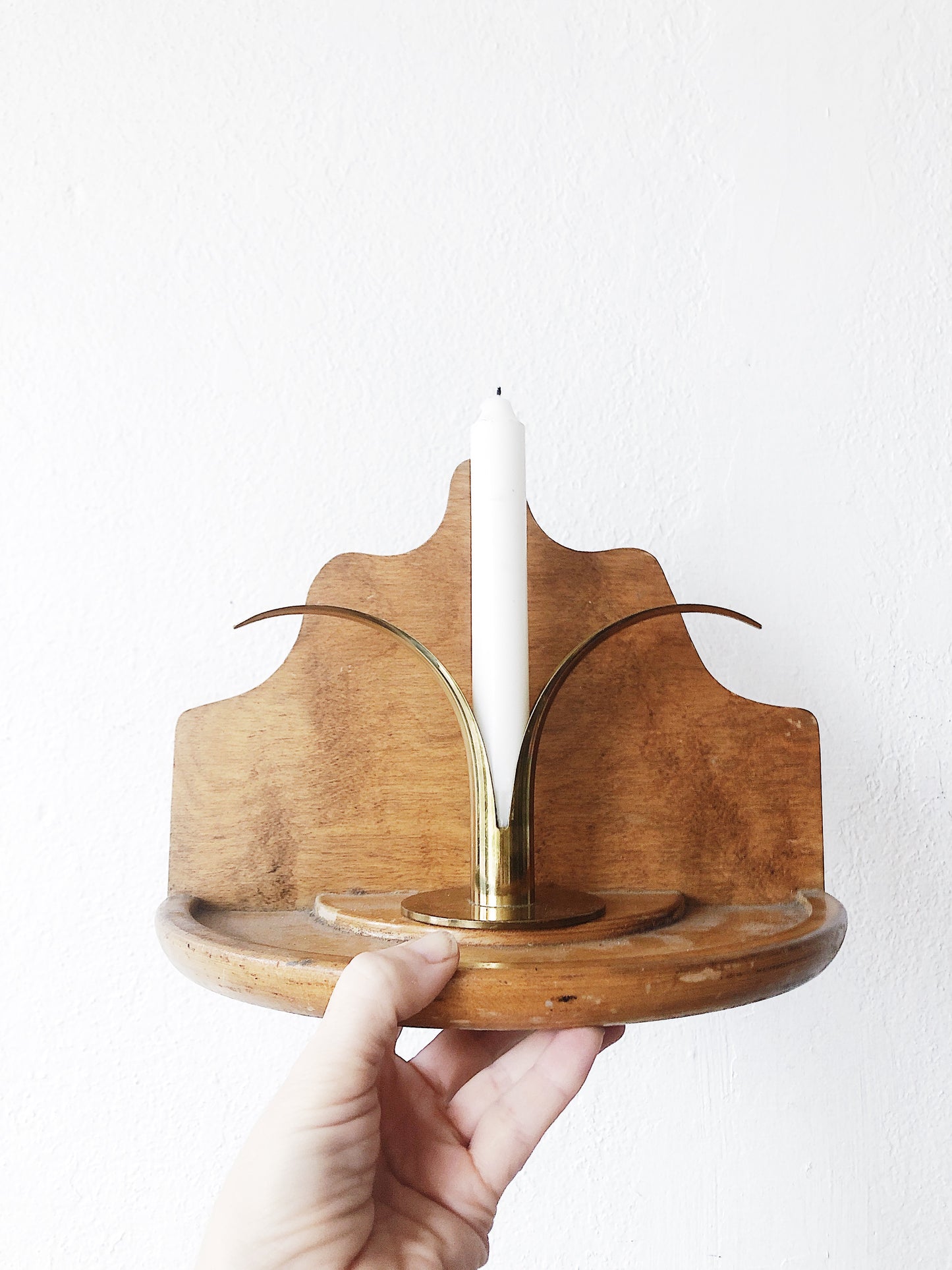 Handmade Wooden Wall Shelf