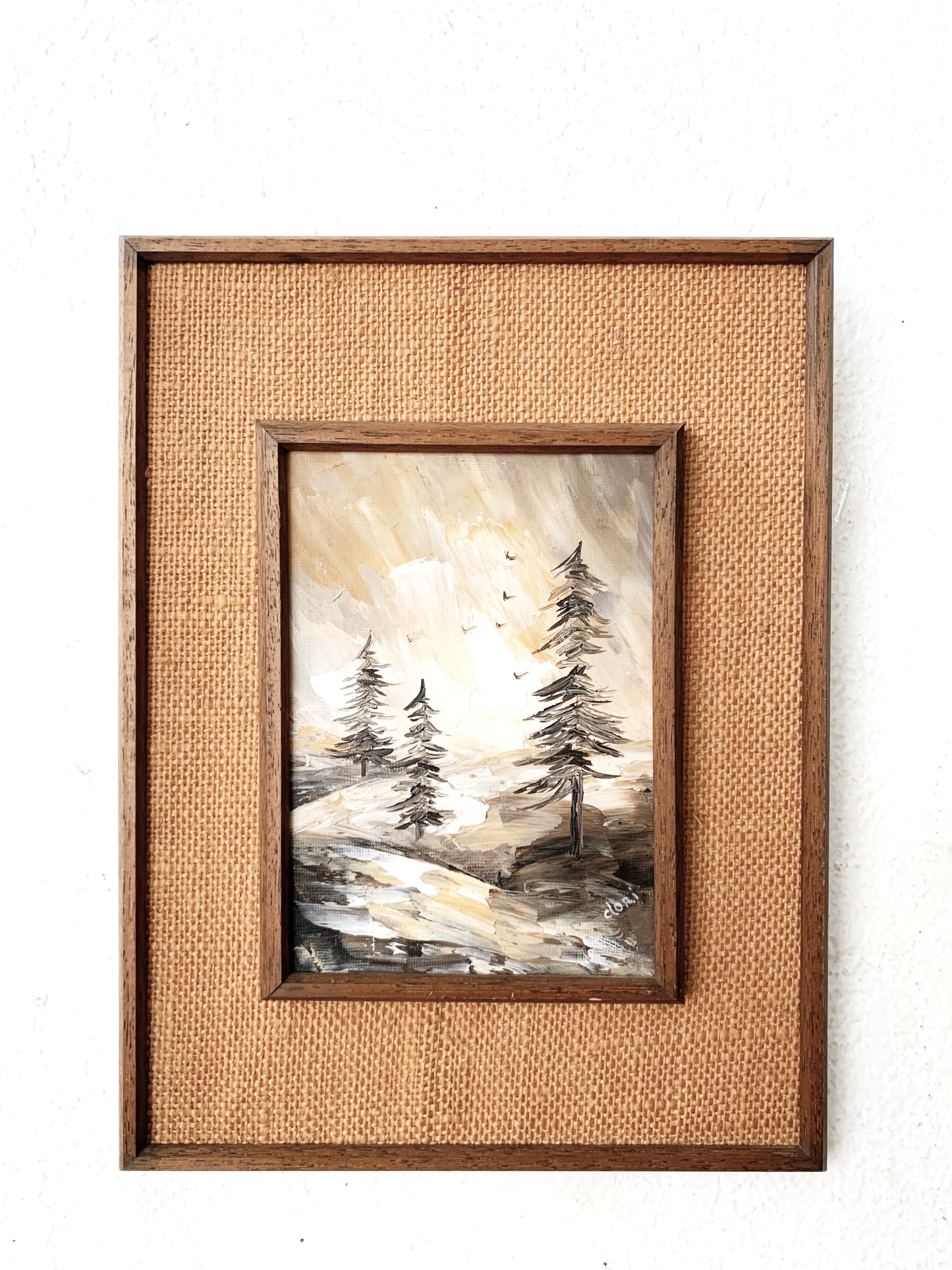 Vintage Oil Landscape