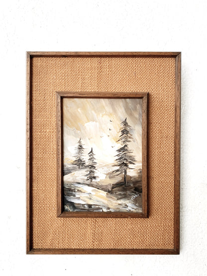 Vintage Oil Landscape
