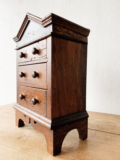 Antique Wood Jewelry Chest