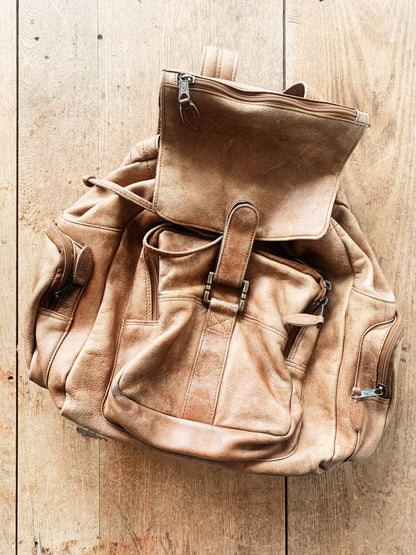 Vintage Leather Backpack