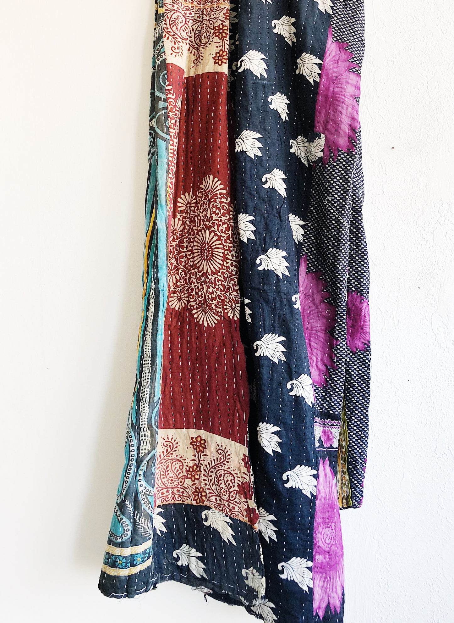 Reversible Vintage Kantha Quilt
