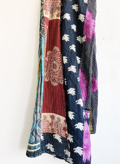 Reversible Vintage Kantha Quilt