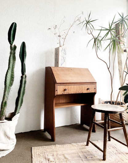 Vintage Petite Secretary Desk